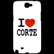 Coque Samsung Galaxy Note 2 I love Corte