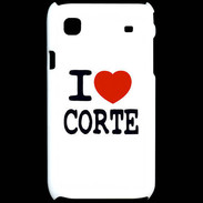 Coque Samsung Galaxy S I love Corte