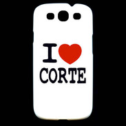 Coque Samsung Galaxy S3 I love Corte