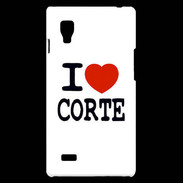 Coque LG Optimus L9 I love Corte