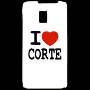 Coque LG P990 I love Corte