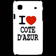 Coque Samsung Galaxy S I love Cote d'Azur