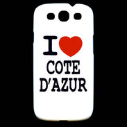 Coque Samsung Galaxy S3 I love Cote d'Azur