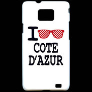 Coque Samsung Galaxy S2 I love Cote d'Azur 2