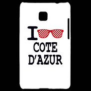 Coque LG Optimus L3 II I love Cote d'Azur 2