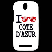 Coque HTC One SV I love Cote d'Azur 2