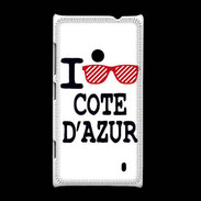 Coque Nokia Lumia 520 I love Cote d'Azur 2