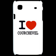 Coque Samsung Galaxy S I love Courchevel