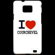Coque Samsung Galaxy S2 I love Courchevel
