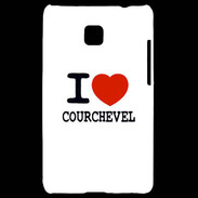 Coque LG Optimus L3 II I love Courchevel