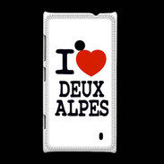 Coque Nokia Lumia 520 I love Deux Alpes