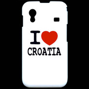 Coque Samsung ACE S5830 I love Croatia