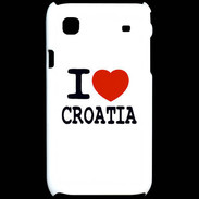Coque Samsung Galaxy S I love Croatia