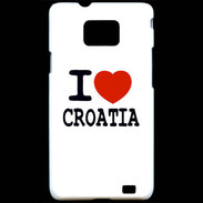 Coque Samsung Galaxy S2 I love Croatia