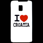 Coque LG P990 I love Croatia