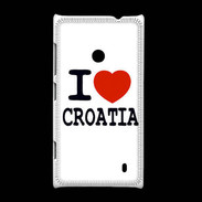 Coque Nokia Lumia 520 I love Croatia