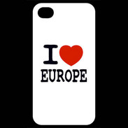 Coque iPhone 4 / iPhone 4S I love Europe