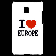 Coque LG Optimus L3 II I love Europe