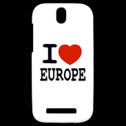 Coque HTC One SV I love Europe