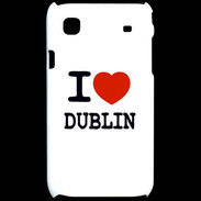 Coque Samsung Galaxy S I love Dublin
