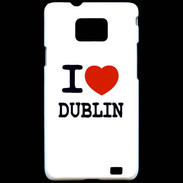 Coque Samsung Galaxy S2 I love Dublin