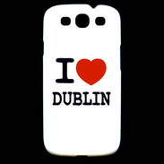 Coque Samsung Galaxy S3 I love Dublin