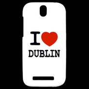 Coque HTC One SV I love Dublin