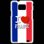 Coque Samsung Galaxy S2 I love France 2
