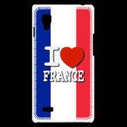 Coque LG Optimus L9 I love France 2
