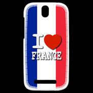 Coque HTC One SV I love France 2