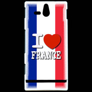 Coque Sony Xperia U I love France 2