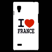 Coque LG Optimus L9 I love France