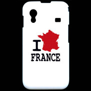 Coque Samsung ACE S5830 I love France 4