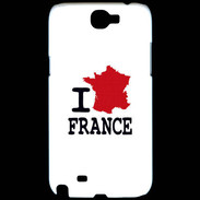 Coque Samsung Galaxy Note 2 I love France 4
