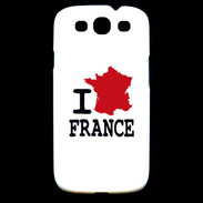 Coque Samsung Galaxy S3 I love France 4