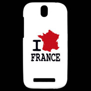 Coque HTC One SV I love France 4