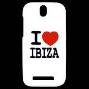 Coque HTC One SV I love Ibiza