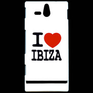 Coque Sony Xperia U I love Ibiza