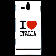 Coque Sony Xperia U I love Italia