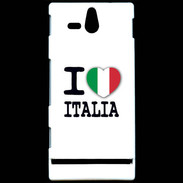 Coque Sony Xperia U I love Italia 2
