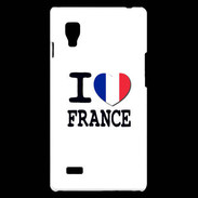 Coque LG Optimus L9 I love France 2