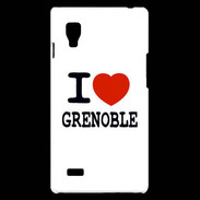 Coque LG Optimus L9 I love Grenoble