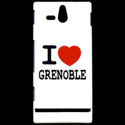 Coque Sony Xperia U I love Grenoble