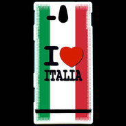 Coque Sony Xperia U I love Italia 3