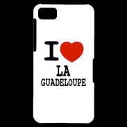 Coque Blackberry Z10 I love Guadeloupe