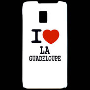 Coque LG P990 I love Guadeloupe