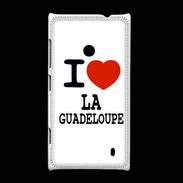 Coque Nokia Lumia 520 I love Guadeloupe
