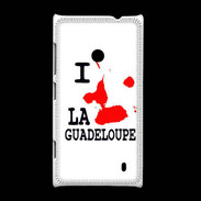 Coque Nokia Lumia 520 i love Guadeloupe 2