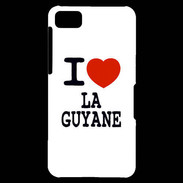 Coque Blackberry Z10 I love Guyane