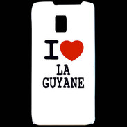 Coque LG P990 I love Guyane